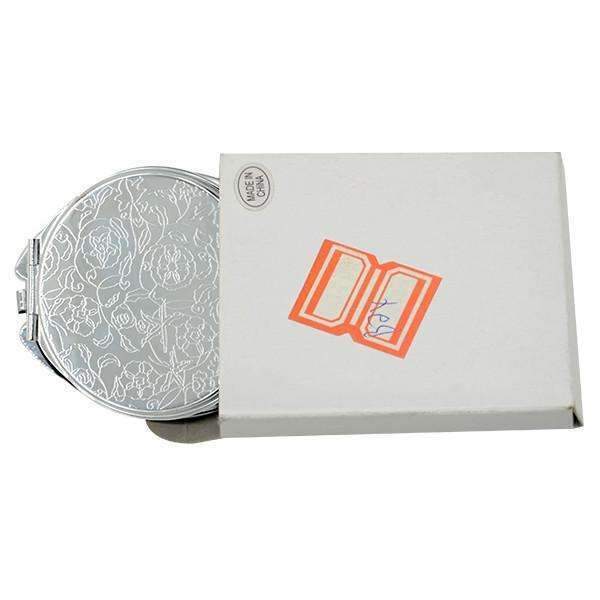 Round Pocket Mirror - Silver - Image 3