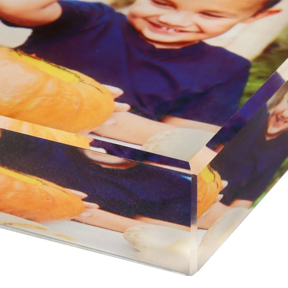 Small Crystal Block - Square Corners - 8 x 6 x 1.9 cm - Image 3
