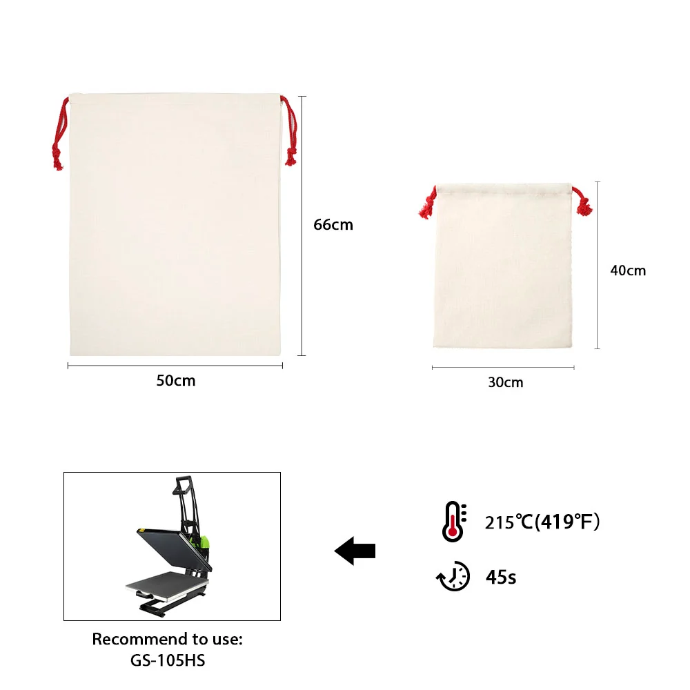 Small Linen drawstring Sack - 30 x 40 cm - Image 6