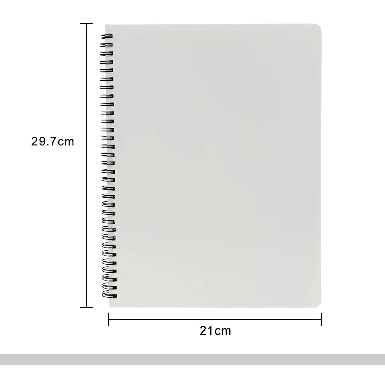 Spiral Notepad - Plastic cover A4 - Image 3