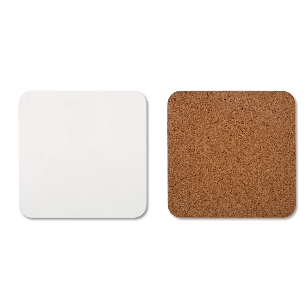 Square MDF Cork Backed Coaster - Image 3