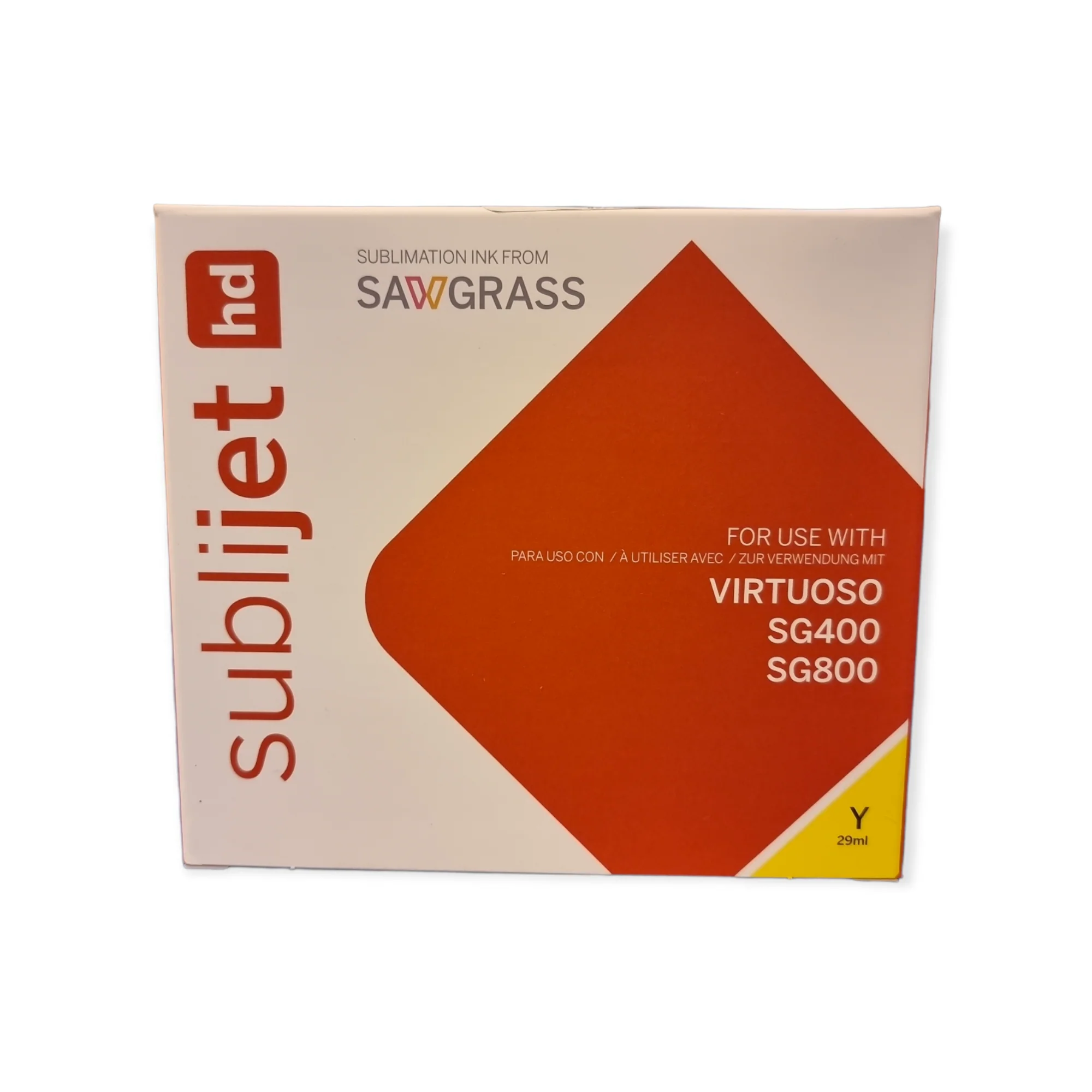 Virtuoso SG400 / SG800 Cartridge Yellow ( 29ml ) - Image 3