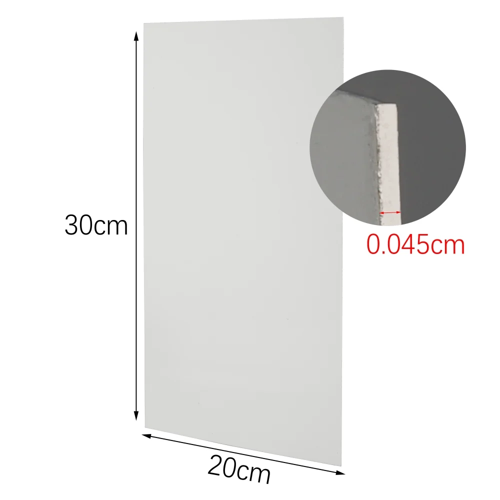 White Aluminium 20 x 30 cm - Image 4