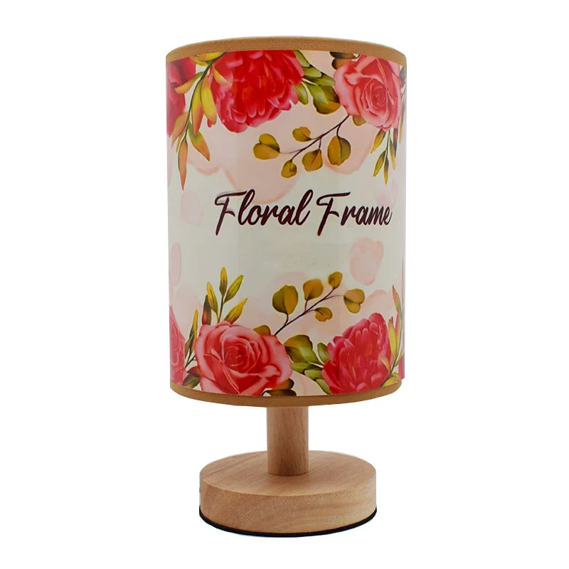 Wood base desktop USB night lamp - Image 9