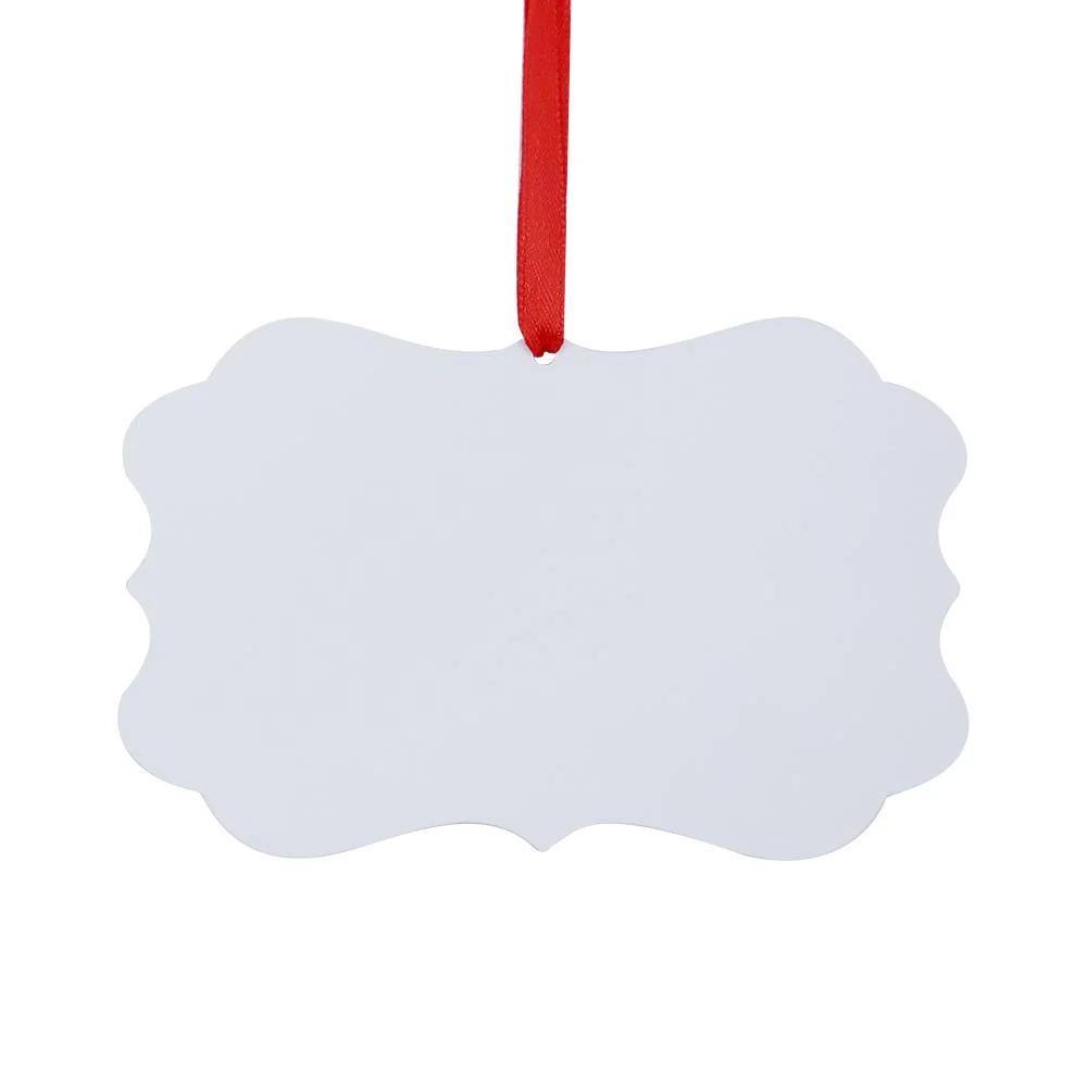 Xmas Plastic Decoration - Fancy Rectangle - Image 2