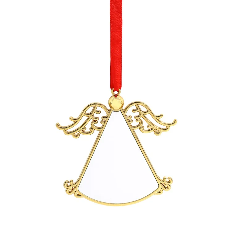 Xmas Decoration - Metal Angel - Gold - Image 2