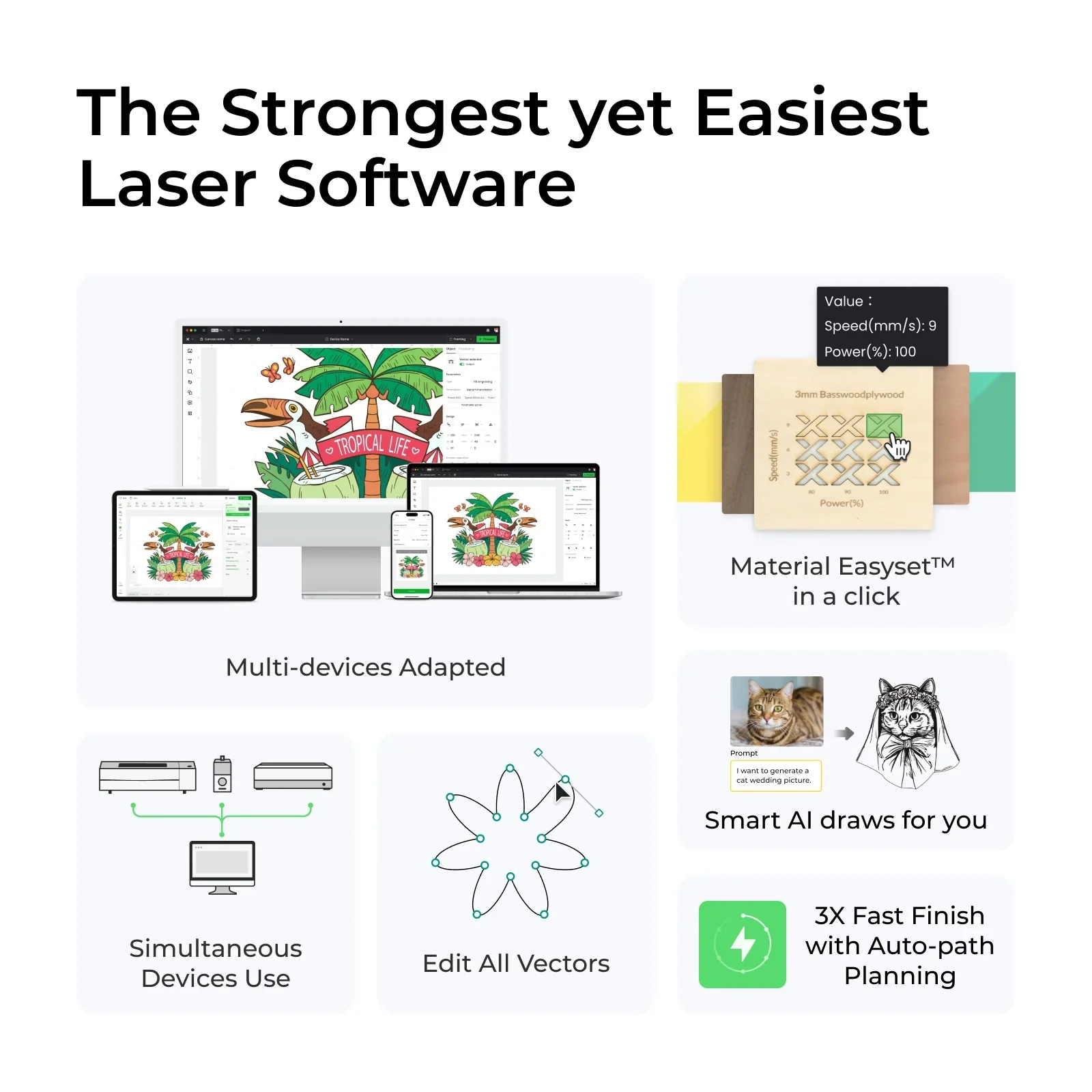 xTool F1 Ultra - Fiber + Diode Laser Engraver - Conveyor Edition - Image 5