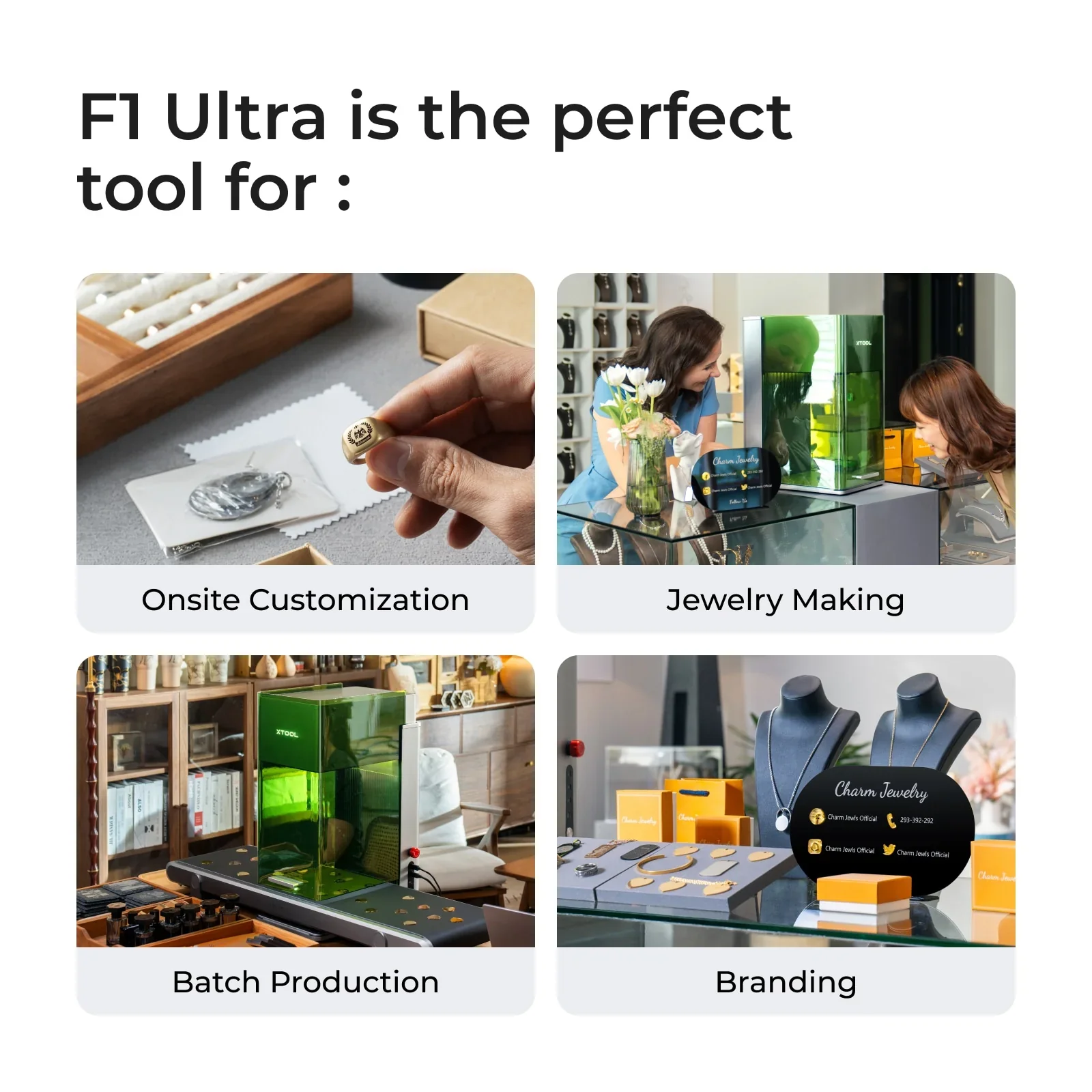 xTool F1 Ultra - Fiber + Diode Laser Engraver - Conveyor Edition - Image 6